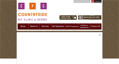 Desktop Screenshot of countrysidepetclinic.com